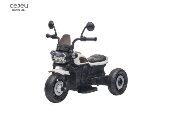 6V 4.5A 어린이는 오토바이 장난감, 뮤지컬 및 깜박임이있는 장난감 먼지 자전거를 타는 전기 자동차를 타고