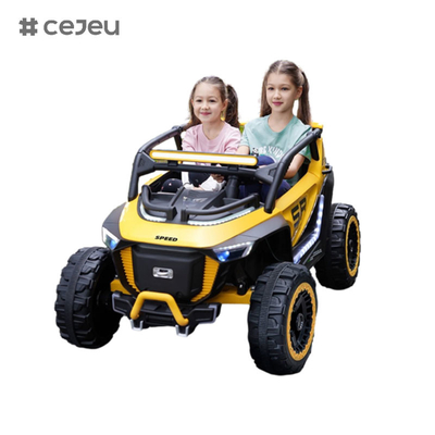 CJ-8809 세이터 키즈 12V7AH * 1 4x390 모터와 UTV 차에 타고,24G RC, 가죽 좌석, 음악, LED, 블루투스, USB