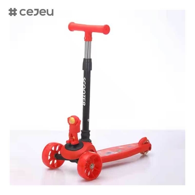 CJ-YLKB-808 2025 핫 셀 리틀 우주비행사 전기 스쿠터 어린이용 3 개의 PU 휠 빛과 음악 스프링하고 저렴한 댄스 제품