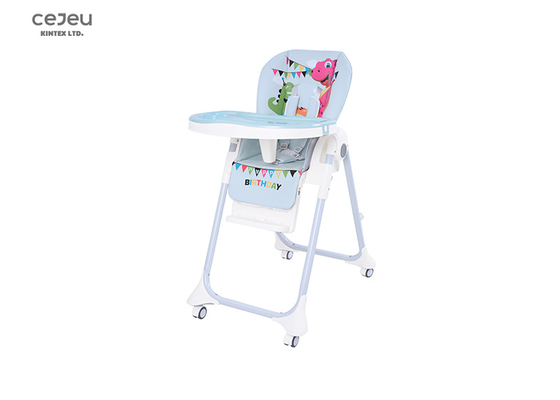 6개월 EN14988 아기 수유 높은 의자 8.2KG PVC 시트 커버