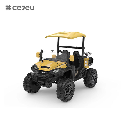 CJ-5189 12V 2 좌석 어린이 UTV 자동차, 10AH 전기 차량 트럭 자동차 2x550W 모터와 함께 장난감 골프 클럽을 타고