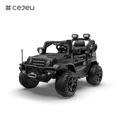 CJ-5399 12V 2 좌석 어린이 UTV 자동차, 4.5AH 전기 차량 트럭 자동차 2x550W 모터,검은 / 어두운 녹색 / 오렌지