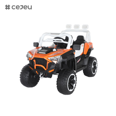 CJ-6187 12V 2자리 어린이 UTV 자동차, 4.5AH 전기 차량 트럭 자동차를 타고 2x390W 모터,USB,MP3, 음악, 블루투스