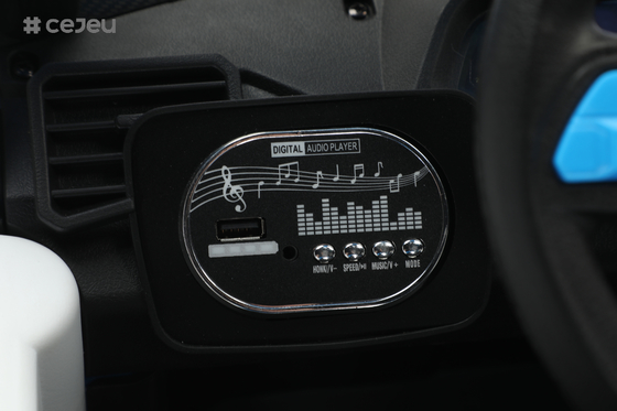 CJ-6187 12V 2자리 어린이 UTV 자동차, 4.5AH 전기 차량 트럭 자동차를 타고 2x390W 모터,USB,MP3, 음악, 블루투스