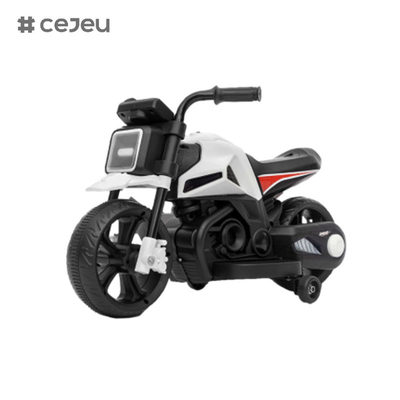 CJ-998 신형 모터사이클, 한 번의 클릭 스위치, LED, 음악, 훈련 바퀴, 소년과 소녀 3-8 세