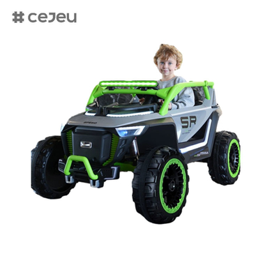 CJ-8809 세이터 키즈 12V7AH * 1 4x390 모터와 UTV 차에 타고,24G RC, 가죽 좌석, 음악, LED, 블루투스, USB