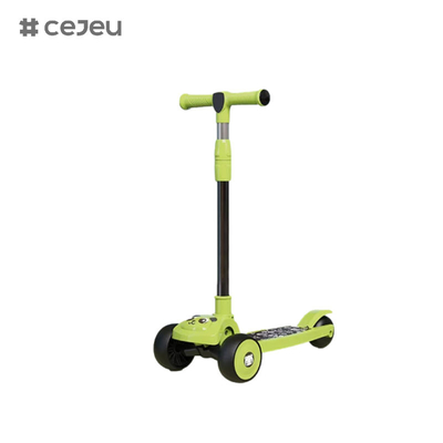 CJ-E300-2, 판다 패턴, 빛, 음악, 손잡이 조정할 수 있습니다 68-85cm, 다양한 키의 어린이들이 재생할 수 있습니다