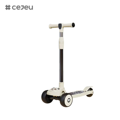CJ-E300-2, 판다 패턴, 빛, 음악, 손잡이 조정할 수 있습니다 68-85cm, 다양한 키의 어린이들이 재생할 수 있습니다