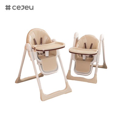 CJ-22/CJ-23,pp+스윙+휠,핑크/그레이/블루/골든,4색,50.2*83.1*88.2cm, 신뢰할 수 있고 안전한 아기 높은 의자