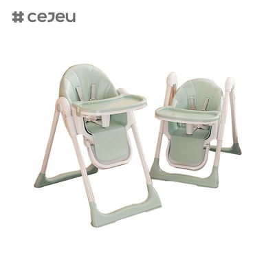 CJ-22/CJ-23,pp+스윙+휠,핑크/그레이/블루/골든,4색,50.2*83.1*88.2cm, 신뢰할 수 있고 안전한 아기 높은 의자