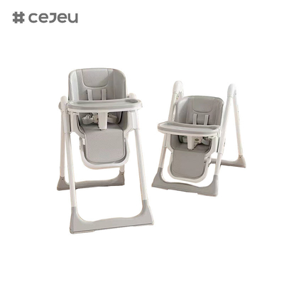 CJ-22/CJ-23,pp+스윙+휠,핑크/그레이/블루/골든,4색,50.2*83.1*88.2cm, 신뢰할 수 있고 안전한 아기 높은 의자