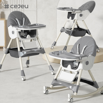 CJ-27,3 1+PP+저장구,핑크/그레이/블루/골든,4가지 색상,60*75*97cm,신실하고 안전한 아기 높은 의자