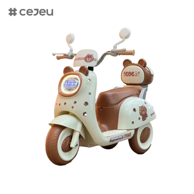 CJ-BBF-318 전기 모터사이클, 커피 분홍 흰색.6V4*1/380*1/하나 클릭 시작/음악/이야기 어린 시절/LED