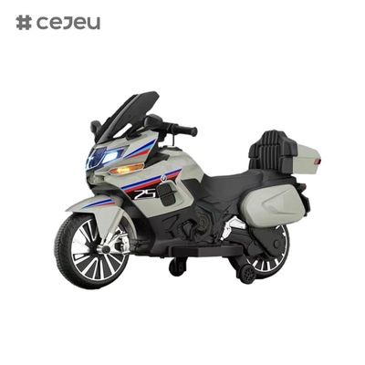 CJ-R125 전기 오토바이, 12V7/550*2, 유아 교육 음악 변조 블루투스 한 클릭 브레이크 바퀴*2