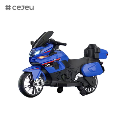 CJ-R125 전기 오토바이, 12V7/550*2, 유아 교육 음악 변조 블루투스 한 클릭 브레이크 바퀴*2