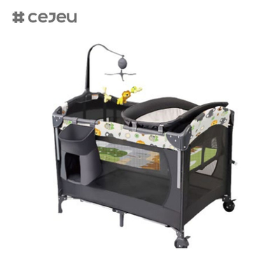 CJ-CB-YXC0001 아기 침대 옆 침대 잠자리 바구니 꿰매기 어린이 침대 이동성 접이식 보관용 비자