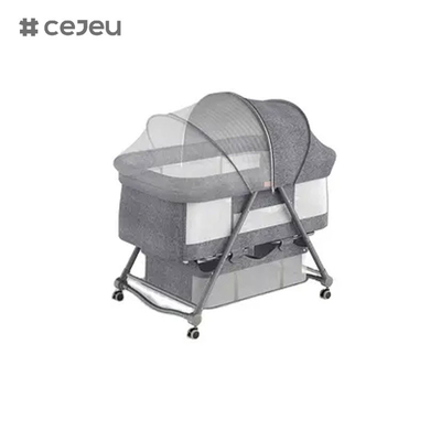 CJ-BJJ-001 높이 조절할 수 있는 아기 요람 높이 조절할 수 있는 아기 요람 침대 요람이 있는 요람 300D 린 캔더 네 가지 색상