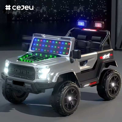 CJ-DLX-999 유니섹스 네 바퀴 전기 승용용 장난감 아이용 재충전 가능한 원격 제어 둘 다 남자 여자 MP3 기능