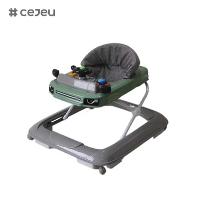 CJ-XTD-401,2025 새로운 모델 베이비 워커 3인1 플라스틱 푸시 워커 조절 가능한 레벨로 어린이 학습 및 걷기 유럽 표준