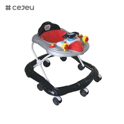 CJ-XTD-105 신형 베이비 워커 다기능 블랙 값싼 간단한 베이비 워커 음악과 함께 저렴한 가격으로 열 판매 브레이크 높이 조절