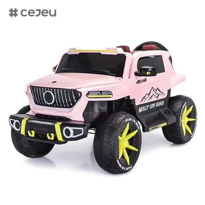 CJ-SF-5688 최신 빅 사이즈 12V7Ah 빅 사이즈 4 모터 드라이브 어린이 전기 자동차 / 분홍색 2 스피드 어린이 오프로드 자동차를 5-12 년 동안 운전