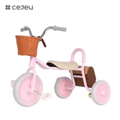 CJ-BY-02 어린이용 핫 삼륜차 자전거 어린이용 세발자전거 유모차 전복 방지 페달 흔들림 페달 삼륜차
