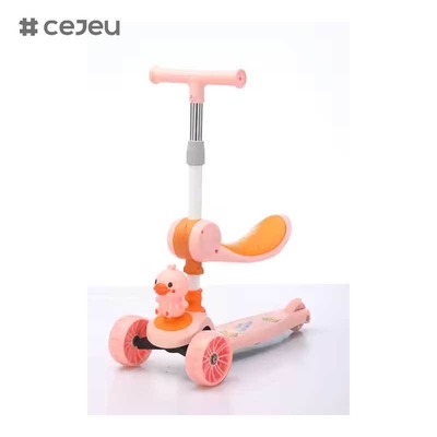 CJ-YCJ-LKB-801 4인1 어린이 삼륜구동 1-4 대용 페달 차량 장난감 균형 자전거 베이비 워커 유니폼