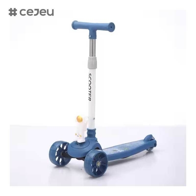 CJ-YLKB-808 2025 핫 셀 리틀 우주비행사 전기 스쿠터 어린이용 3 개의 PU 휠 빛과 음악 스프링하고 저렴한 댄스 제품