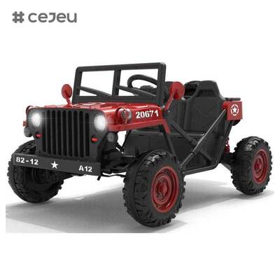 CJ-XH-JC609 스윙 기능과 교육용 음악을 갖춘 어린이용 전동 4륜 차량 2-7세
