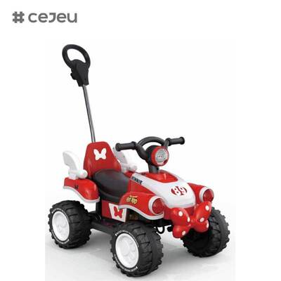 CJ-FLBB-712 2 ~ 4 년 아기 키드 푸시 페달 자동차를 타고 슬라이딩 배터리 가동 음악