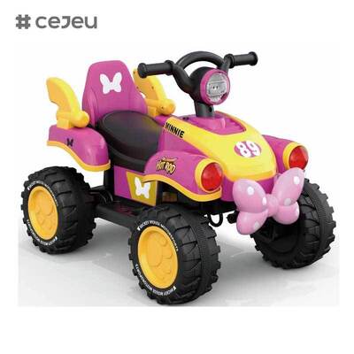 CJ-FLBB-712 2 ~ 4 년 아기 키드 푸시 페달 자동차를 타고 슬라이딩 배터리 가동 음악