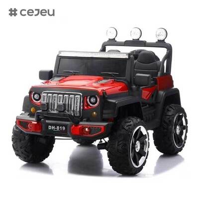 CJ-CHBB-DH-819 고품질 ABS 어린이 탑승 전기 자동차 배터리 작동 4륜 구동 오프로드 자동차 5-7세 USB 재주문율 66%
